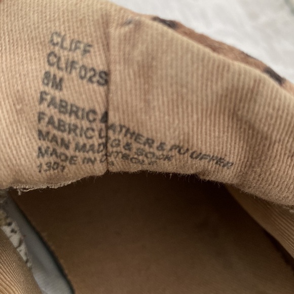 Steve Madden animal print cliff sneakers - Picture 9 of 9